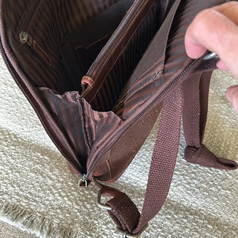 JACK GEORGES LEATHER BAG PACK